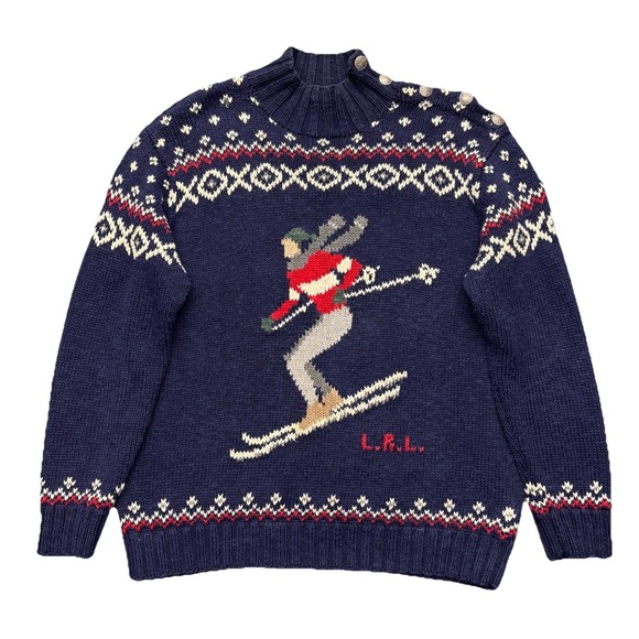 Lauren Ralph Lauren Sweaters - Vintage Lauren Ralph Lauren Ski Sweater Women's Large RARE